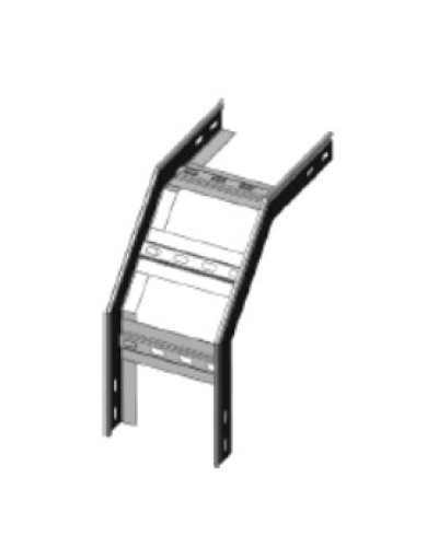 Угол вертикальный внешний 90° 500х100 (1,2) для лестничного лотка ПожТехКабель (651-322) в Петропавловске-Камчатском Аксессуары для лотков Pintop.ru