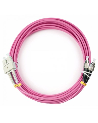 Шнур оптический duplex SC-FC 50/125 mm OM4 20м LSZH Cabeus FOP-50-OM4-SC-FC-20m в Петропавловске-Камчатском Патч-корды оптические Pintop.ru