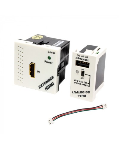 Конвертор RJ45-HDMI LANMASTER LAN-SIP-23HDMI/TX-WH в Петропавловске-Камчатском Медиаконвертеры Pintop.ru