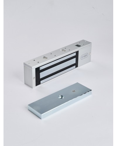 R-Lock RL-EM500-L0S - Электромагнитный замкок, 500кг, DC12/24B, цвет серебристый сатинированный алюминий RAL 7047 в Петропавловске-Камчатском Электромагнитные замки Pintop.ru