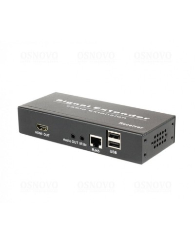 Дополнительный приёмник для комплекта передачи HDMI по сети Ethernet OSNOVO RLN-HiKMDA2 в Петропавловске-Камчатском Видеоусилители, Модуляторы, Делители Pintop.ru