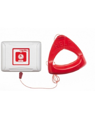 Влагозащищенная радиокнопка вызова со шнуром Hostcall MP-413W2 в Петропавловске-Камчатском Система оповещения и трансляции Hostcall Pintop.ru