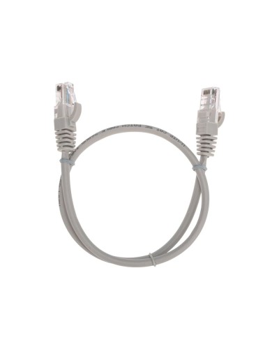 Патч-корд U/UTP, CAT 5e, RJ45-RJ45, 26AWG, LSZH, серый, 0,5м REXANT 02-0100-05 в Петропавловске-Камчатском Патчкорды (медные) Pintop.ru