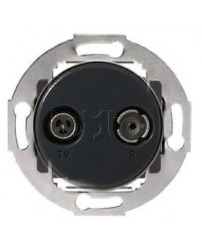 Механизм розетки TV+FM оконечный Vintage Экопласт 885200-1 в Петропавловске-Камчатском Розетки компьютерные и телефонные Pintop.ru