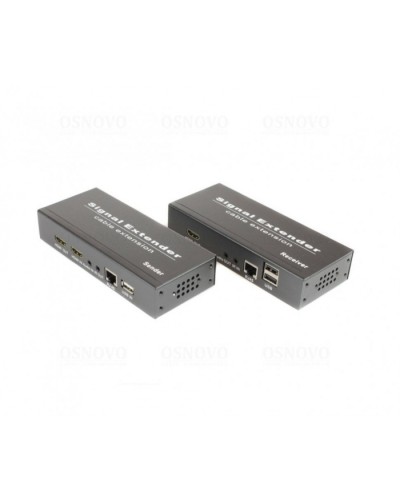 Комплект для передачи HDMI, USB, аудио, RS232 и ИК управления по сети Ethernet OSNOVO TLN-HiKMDA2+RLN-HiKMDA2 в Петропавловске-Камчатском Видеоусилители, Модуляторы, Делители Pintop.ru