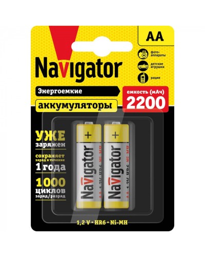 Аккумулятор Navigator 94 785 NHR-2200-HR6-RTU-BP2 в Петропавловске-Камчатском Электротехническое оборудование Pintop.ru