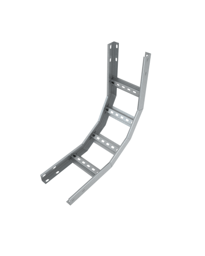 Угол лестничный вертикальный внутренний 90 гр. 100х600х1,2 мм Быстрый монтаж КМ-Профиль (LNLS90-100-600-1.2) в Петропавловске-Камчатском Аксессуары для лотков Pintop.ru