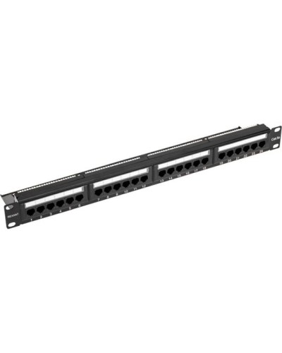Панель коммутационная с кабельным органайзером 19, 1U, 24 порта, UTP, RJ-45, CAT 5e REXANT PRO (02-0031) в Петропавловске-Камчатском Аксессуары для стоек и шкафов Pintop.ru