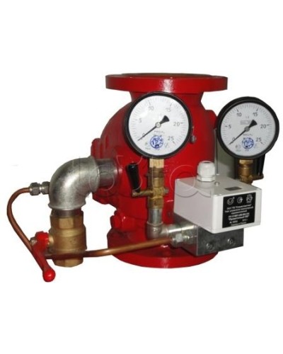 Узел управления спринклерный водозаполненный Спецавтоматика УУ-С150/1,6 В-ВФ.04 Прямоточный-150 исп. 01 в Петропавловске-Камчатском Устройства пуска водяного пожаротушения Pintop.ru