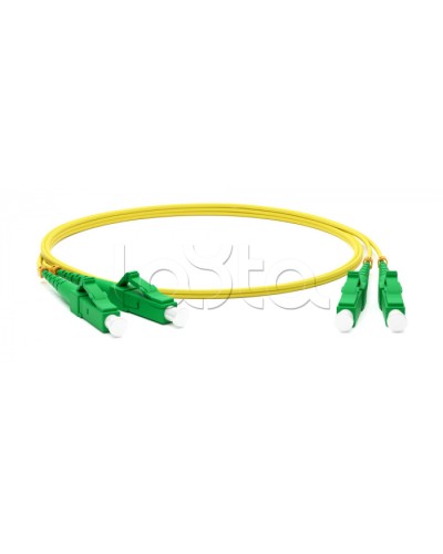 Патч-корд волоконно-оптический Hyperline FC-D2-9-LC/AR-LC/AR-H-3M-LSZH-YL в Петропавловске-Камчатском Патч-корды оптические Pintop.ru