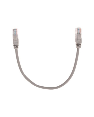 Патч-корд U/UTP, CAT 5e, RJ45-RJ45, 26AWG, LSZH, серый, 0,3м REXANT 02-0100-03 в Петропавловске-Камчатском Патчкорды (медные) Pintop.ru