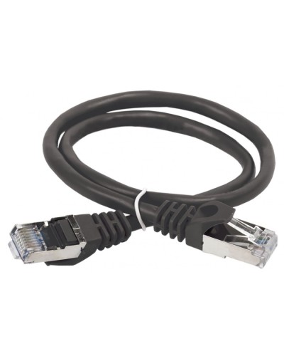 ITK Коммутационный шнур (патч-корд), кат.5Е FTP, 0,5м, черный (PC09-C5EF-05M) в Петропавловске-Камчатском Патч-корды и пигтейлы Pintop.ru