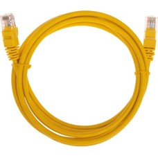 Патч-корд U/UTP, CAT 5e, RJ45-RJ45, 26AWG, LSZH, желтый, 2м REXANT 02-0105-2