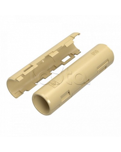 Муфта разборная d16 мм сосна (100шт/1200шт уп/кор) Промрукав (PR13.0425) в Петропавловске-Камчатском Повороты, муфты, тройники Pintop.ru