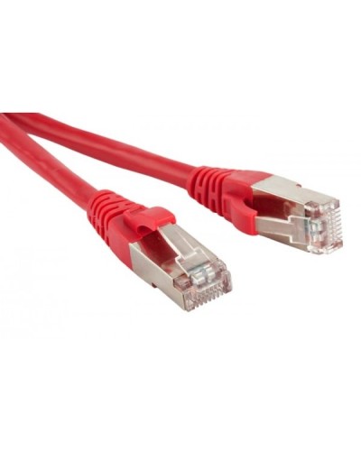 Патч-корд F/UTP Hyperline PC-LPM-STP-RJ45-RJ45-C6-5M-LSZH-RD в Петропавловске-Камчатском Патчкорды (медные) Pintop.ru