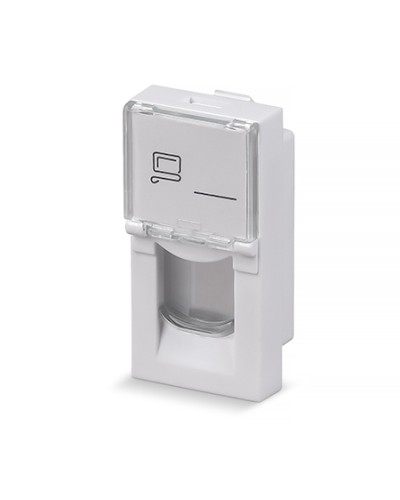 Вставка 45x22,5 (Mosaic) для 1 модуля формата Keystone Jack Cabeus (FP-L-22,5-1M) в Петропавловске-Камчатском Модули Keystone Pintop.ru