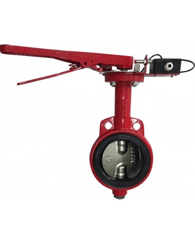 Затвор дисковый с электроприводом Спецавтоматика Зт 150/1,6(Р)-Ф.УЗ.1-АМК-150 с устройством контроля положения в Петропавловске-Камчатском Устройства пуска водяного пожаротушения Pintop.ru