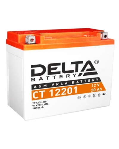Аккумулятор АКБ 12 - 20 Delta CT 12201 в Петропавловске-Камчатском Электротехническое оборудование Pintop.ru