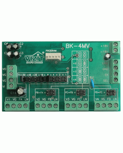 Плата печатнаяв сборе Vizit ЗИП БК-4МVE в Петропавловске-Камчатском Аксессуары для многоабонентных систем Pintop.ru