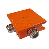 Экопласт SMB165 Коробка металл, огн. E-110,о/п 164х164х65, IP66, 3P, (1,5-6 мм2), оранж.