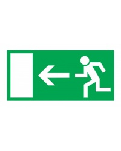 Знак эвакуационный Направление к эвакуационному выходу налево 100x300 (5шт/уп) REXANT 56-0025 в Петропавловске-Камчатском Дополнительное оборудование для ОПС Pintop.ru