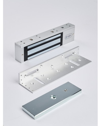 R-Lock RL-EML350-L0S - Электромагнитный замкок, 350кг, DC12/24B, цвет серебристый сатинированный алюминий RAL 7047 в Петропавловске-Камчатском Электромагнитные замки Pintop.ru