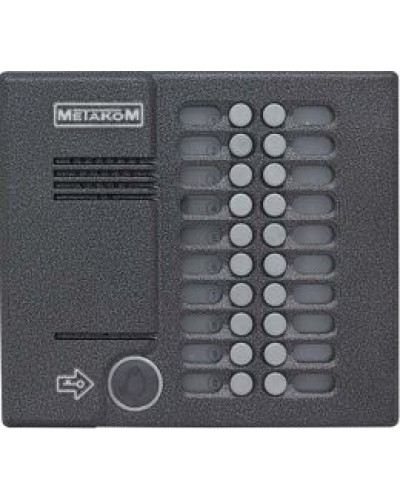 Блок вызова домофона антивандальный Метаком MK20.2-RFEVN в Петропавловске-Камчатском Блоки вызова многоабонентные Pintop.ru