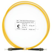 Патч-корд волоконно-оптический SM 9/125 simplex ST-ST LSZH (1,5 м) Cabeus FOP(s)-9-ST-ST-1,5m