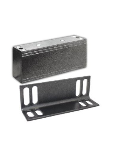 Замок электромагнитный Олевс М1-500 с уголком серебряный антик в Петропавловске-Камчатском Электромагнитные замки Pintop.ru