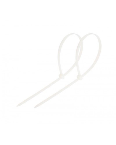 Стяжка нейлоновая неоткрывающаяся, безгалогенная (halogen free) 300x4мм, белая (100 шт) в Петропавловске-Камчатском Стяжки-хомуты Pintop.ru