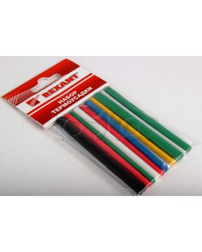 Набор термоусадочных трубок №1 (АВТО) (10шт/уп) REXANT 29-0101 в Петропавловске-Камчатском Аксессуары для кабель-канала Pintop.ru