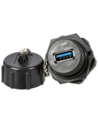 ндустриальный соединительный модуль USB 3.0, IP67, с крышкой LANMASTER (LAN-OK-USB30/180-WP) в Петропавловске-Камчатском Коммутационные изделия Pintop.ru