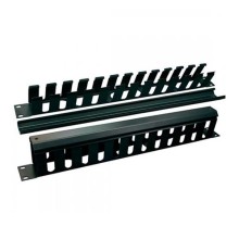 Органайзер кабельный 19" c крышкой на 24 порта, 2U TWT TWT-ORG/CV24-2U