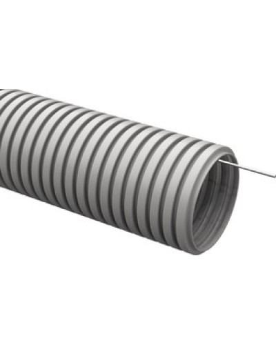 ELASTA Труба гофр. ПВХ d=16мм с зондом (50м) IEK (CTG20-16-K41-050I) в Петропавловске-Камчатском Труба гофрированная Pintop.ru