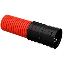 ELASTA Труба гофр. двустенная жесткая ПНД d=125мм (6м) IEK (EA-TG13-2-1-2-125-006-K04)