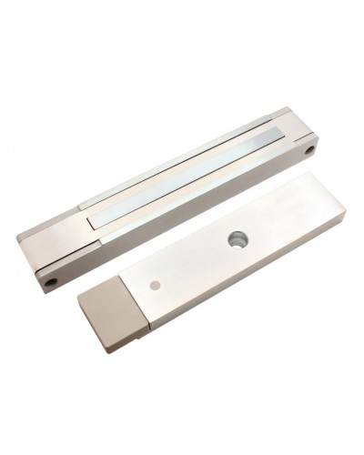 Электромагнитный замок с датчиком состояния двери ALeko ALM-300P (24В серый) в Петропавловске-Камчатском Электромагнитные замки Pintop.ru