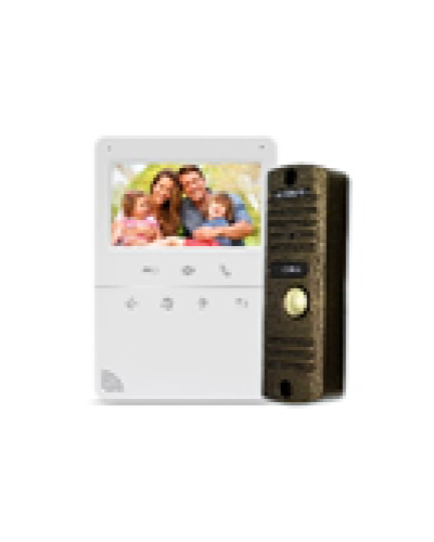 AccordTec Комплект домофонии AT-home4 WH-BZ в Петропавловске-Камчатском Комплекты домофонов Pintop.ru