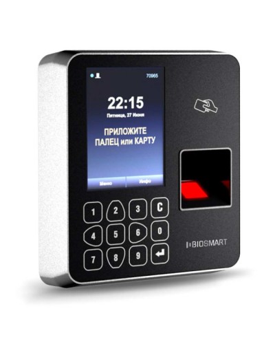 Терминал комбинированный биометрический BioSmart-WTC2-MF в Петропавловске-Камчатском Контроллеры Pintop.ru