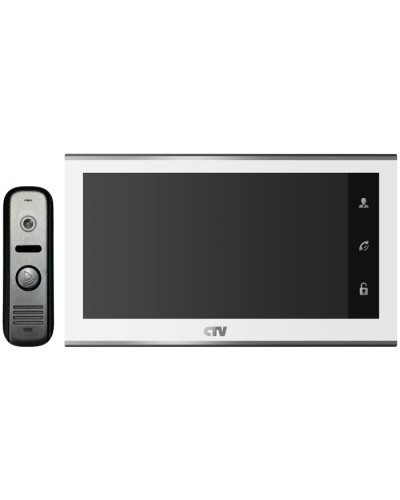 Комплект цветного видеодомофона CTV-DP2702MD W в Петропавловске-Камчатском Комплекты домофонов Pintop.ru