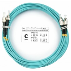 Шнур оптический duplex FC-ST 50/125 mm OM3 5м LSZH Cabeus FOP-50-FC-ST-5m