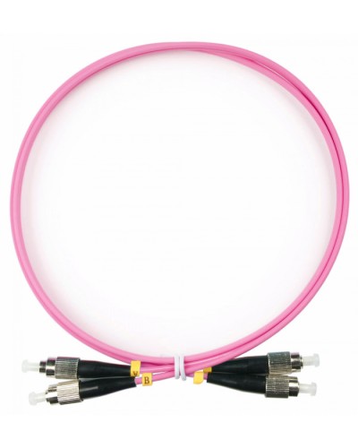 Шнур оптический duplex FC-FC 50/125 mm OM4 1м LSZH в Петропавловске-Камчатском Патч-корды оптические Pintop.ru
