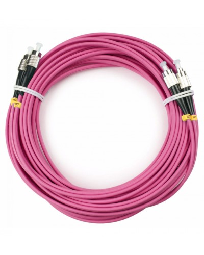 Шнур оптический duplex FC-FC 50/125 mm OM4 20м LSZH в Петропавловске-Камчатском Патч-корды оптические Pintop.ru