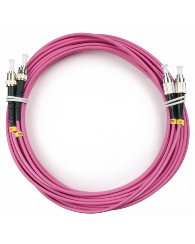 Шнур оптический duplex FC-ST 50/125 mm OM4 5м LSZH Cabeus FOP-50-OM4-FC-ST-5m в Петропавловске-Камчатском Патч-корды оптические Pintop.ru