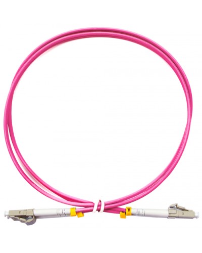 Шнур оптический duplex LC-LC 50/125 mm OM4 1м LSZH Cabeus FOP-50-OM4-LC-LC-1m в Петропавловске-Камчатском Патч-корды оптические Pintop.ru