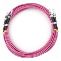 Шнур оптический duplex ST-ST 50/125 mm OM4 5м LSZH Cabeus FOP-50-OM4-ST-ST-5m