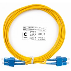 Шнур оптический duplex SC-SC 9/125 sm 3м LSZH Cabeus FOP(d)-9-SC-SC-3m