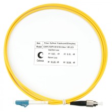 Шнур оптический simplex LC-FC 9/125 sm 1,5м LSZH Cabeus FOP(s)-9-LC-FC-1,5m