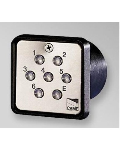 Клавиатура кодонаборная 7-кнопочная, встраиваемая Came 001S6000 в Петропавловске-Камчатском Запчасти для шлагбаумов и автоматики Pintop.ru