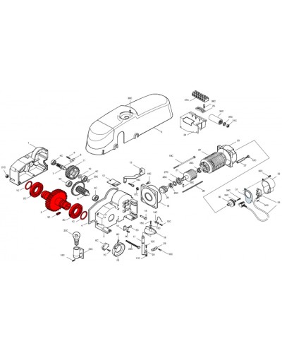 Электродвигатель E300 Came 119RIE136 в Петропавловске-Камчатском Запчасти для шлагбаумов и автоматики Pintop.ru