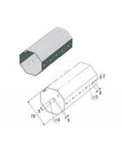 Выходной фланец G12000 Came 119RIG112 в Петропавловске-Камчатском Запчасти для шлагбаумов и автоматики Pintop.ru